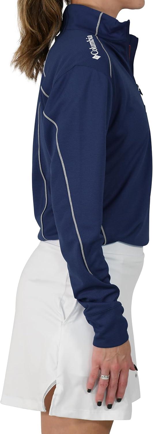 imageColumbia Womens Golf Shotgun 20 Pullover OMNI WICK Breathable Long SleeveCollegiate Navy