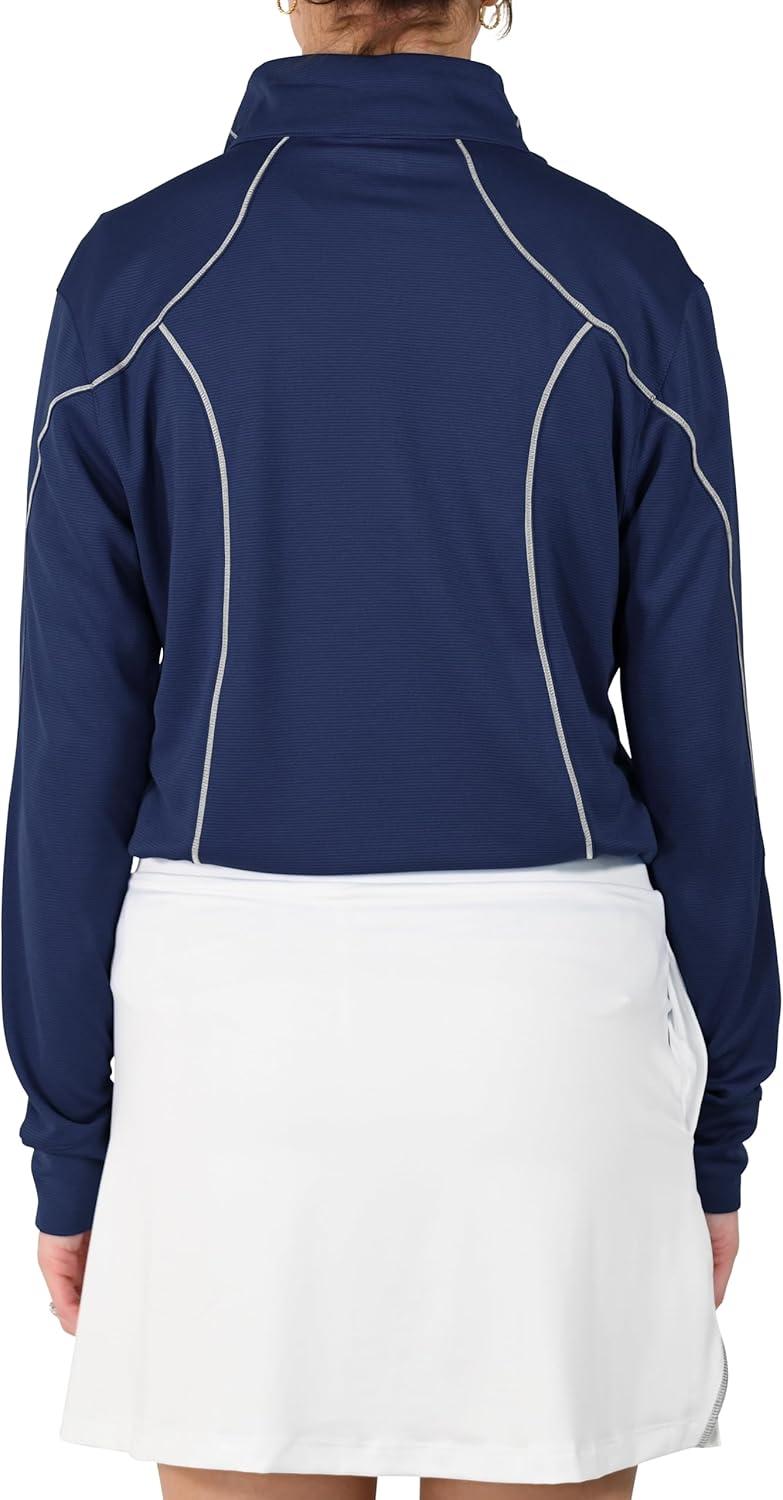 imageColumbia Womens Golf Shotgun 20 Pullover OMNI WICK Breathable Long SleeveCollegiate Navy