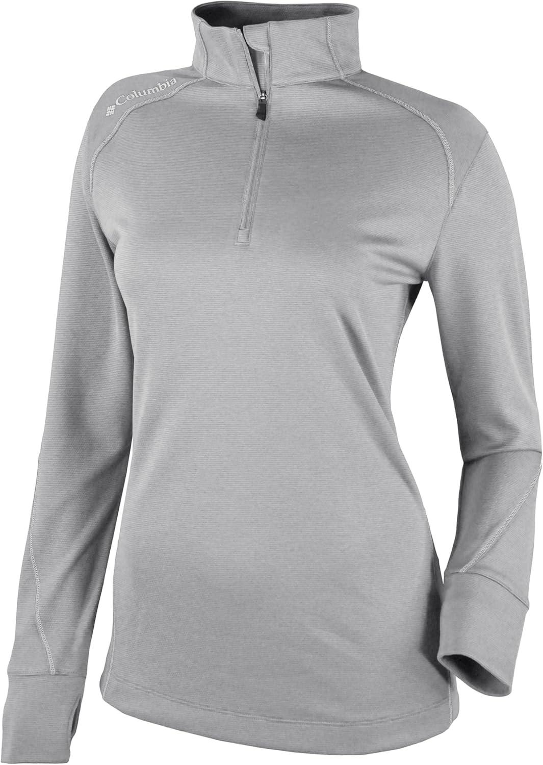 imageColumbia Womens Golf Shotgun 20 Pullover OMNI WICK Breathable Long SleeveCool Grey
