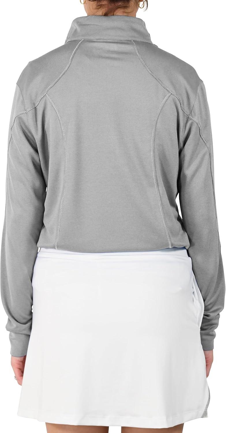 imageColumbia Womens Golf Shotgun 20 Pullover OMNI WICK Breathable Long SleeveCool Grey