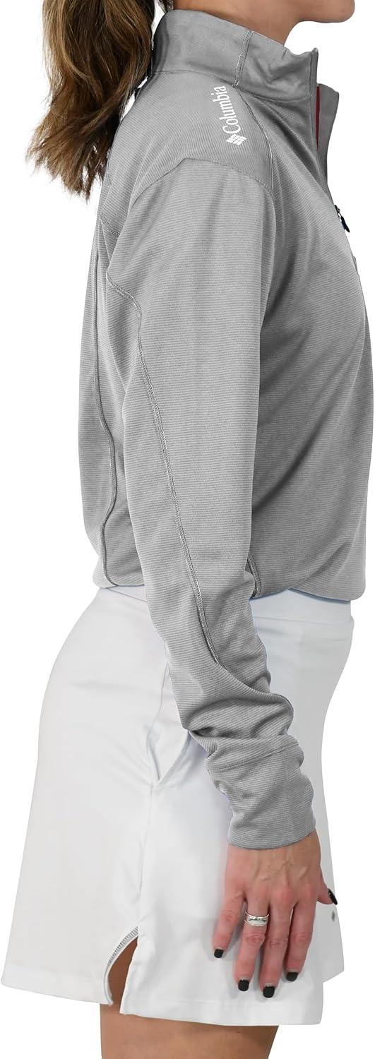 imageColumbia Womens Golf Shotgun 20 Pullover OMNI WICK Breathable Long SleeveCool Grey