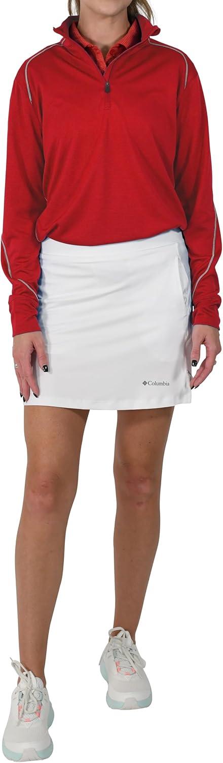 imageColumbia Womens Golf Shotgun 20 Pullover OMNI WICK Breathable Long SleeveIntense Red