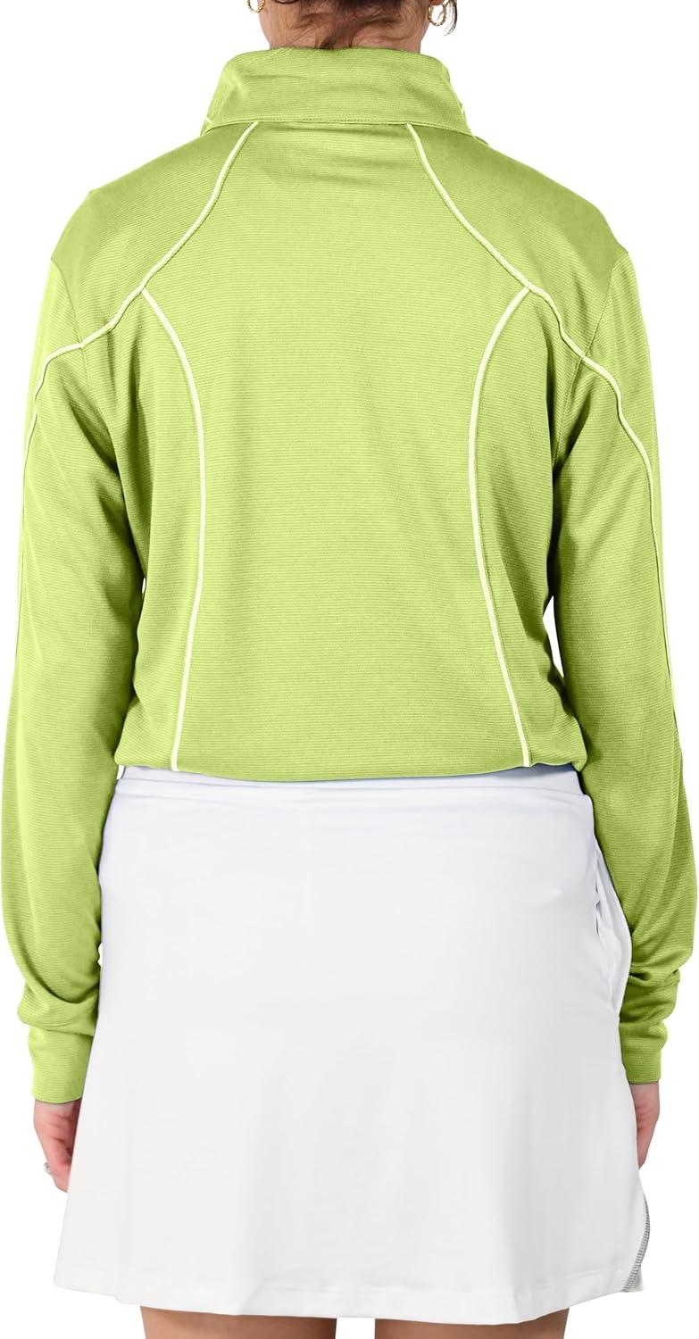 imageColumbia Womens Golf Shotgun 20 Pullover OMNI WICK Breathable Long SleeveSpring Yellow