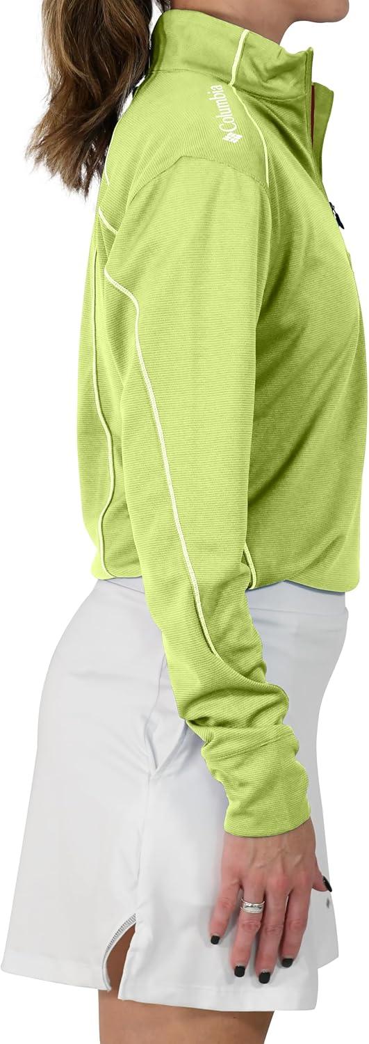 imageColumbia Womens Golf Shotgun 20 Pullover OMNI WICK Breathable Long SleeveSpring Yellow