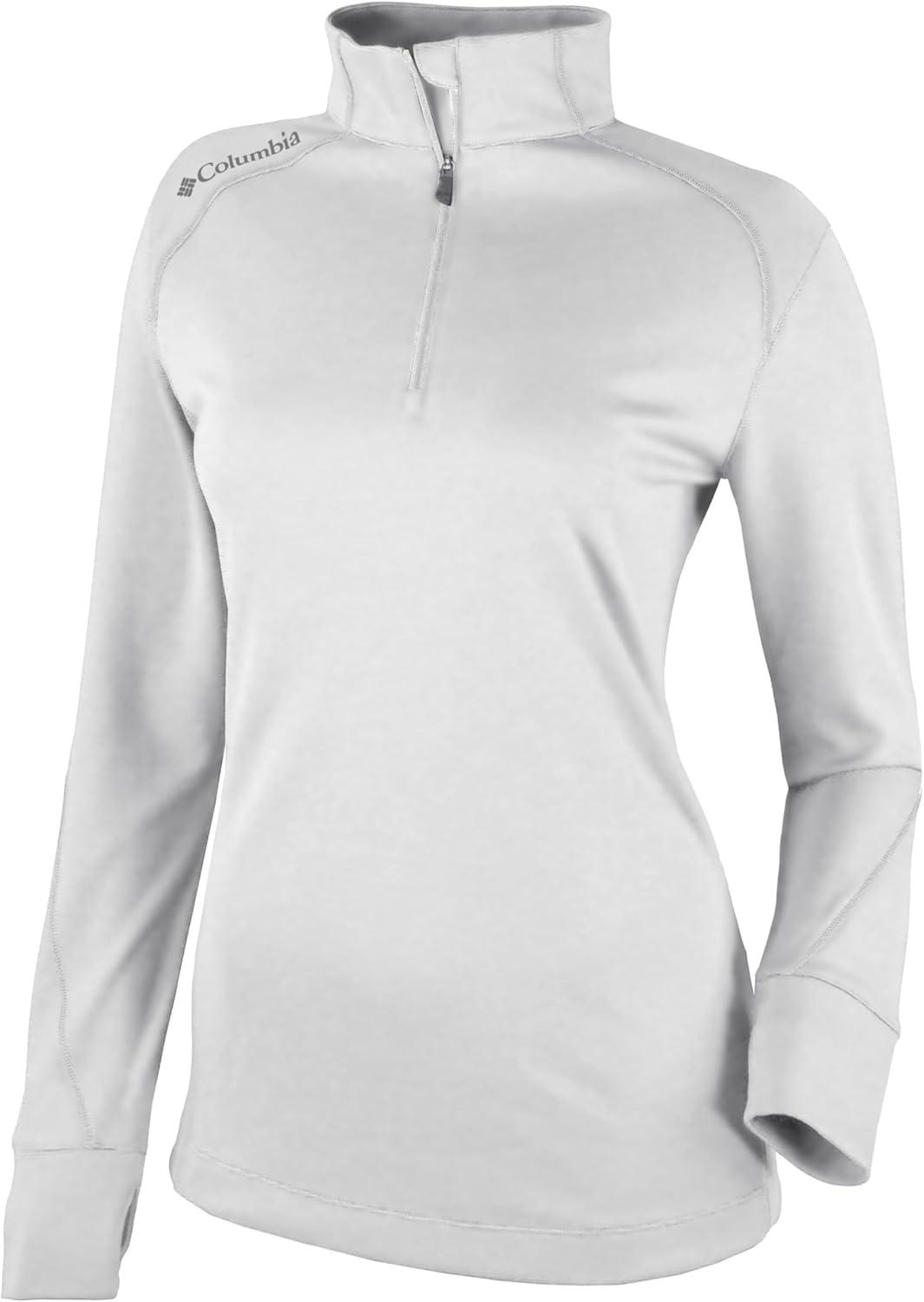 imageColumbia Womens Golf Shotgun 20 Pullover OMNI WICK Breathable Long SleeveWhite