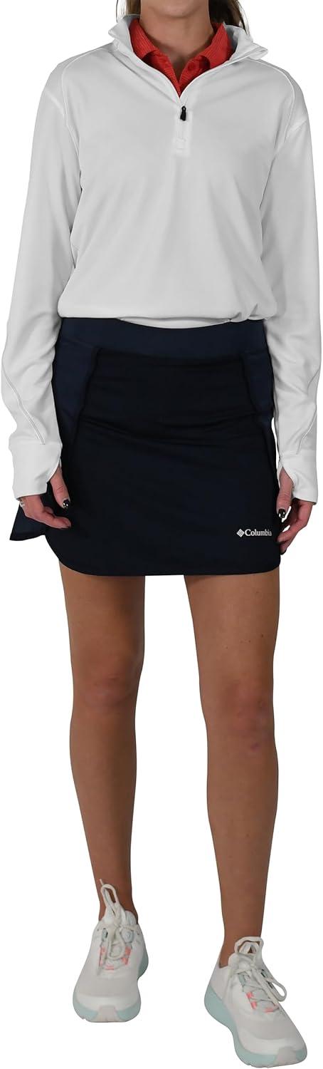 imageColumbia Womens Golf Shotgun 20 Pullover OMNI WICK Breathable Long SleeveWhite