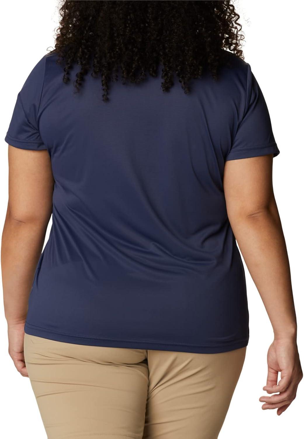 imageColumbia Womens Hike Short Sleeve V NeckHiking ShirtNocturnal