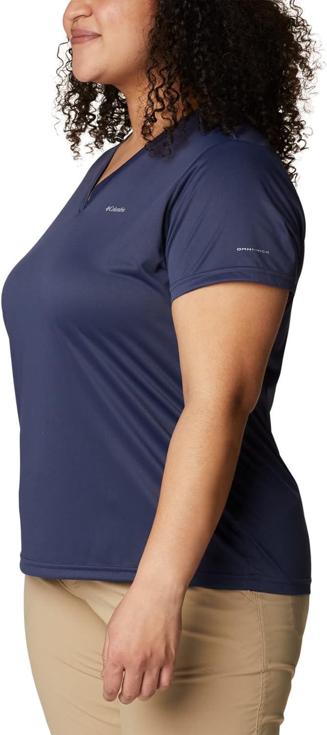 imageColumbia Womens Hike Short Sleeve V NeckHiking ShirtNocturnal