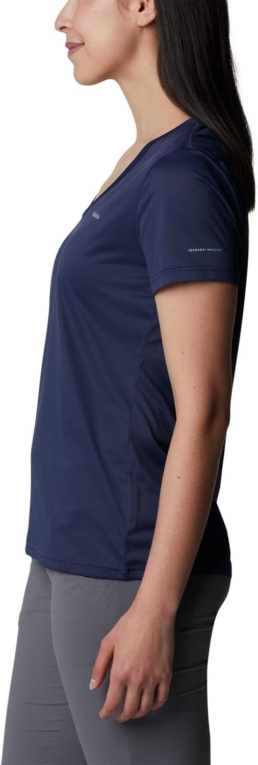 imageColumbia Womens Hike Short Sleeve V NeckHiking ShirtNocturnal