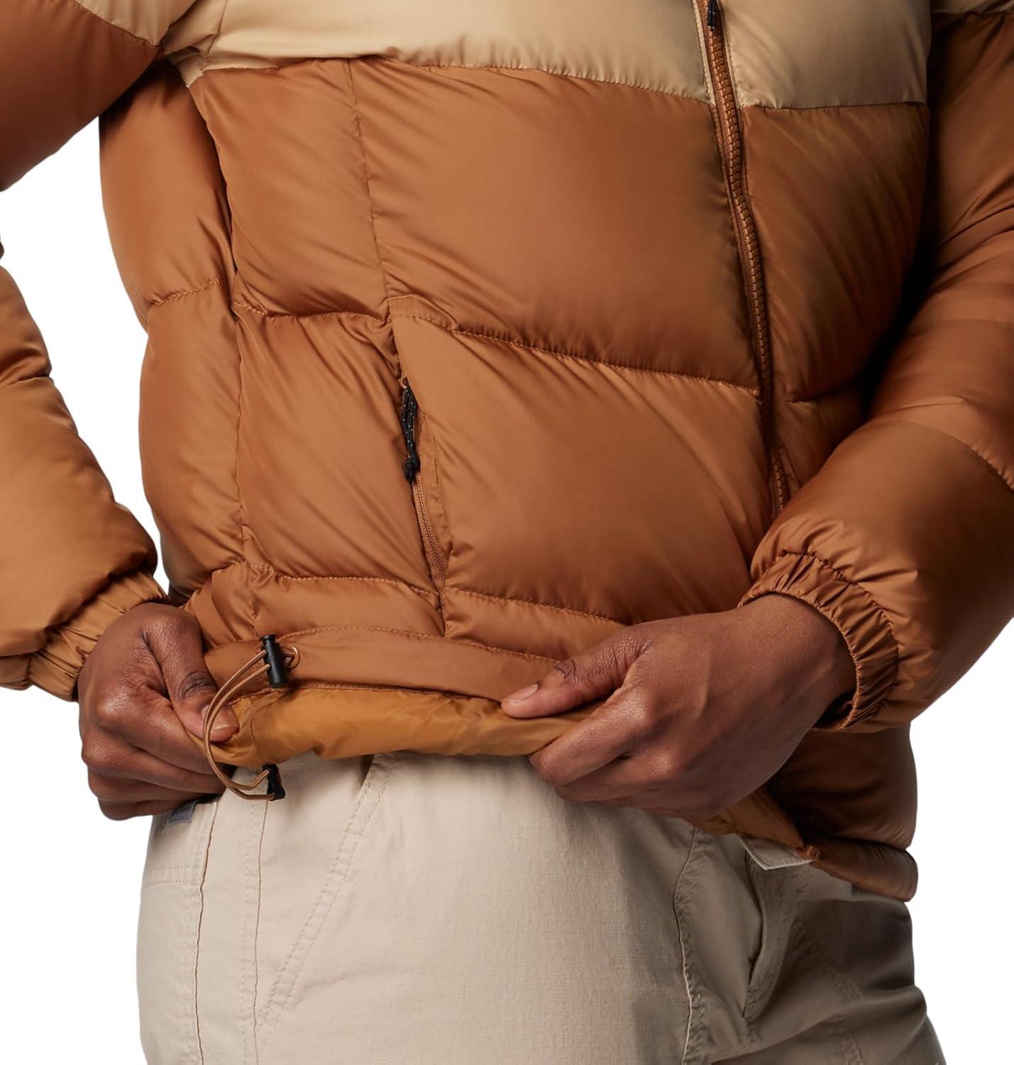 imageColumbia Womens Puffect II Colorblock JacketCamel BrownCanoeChalk