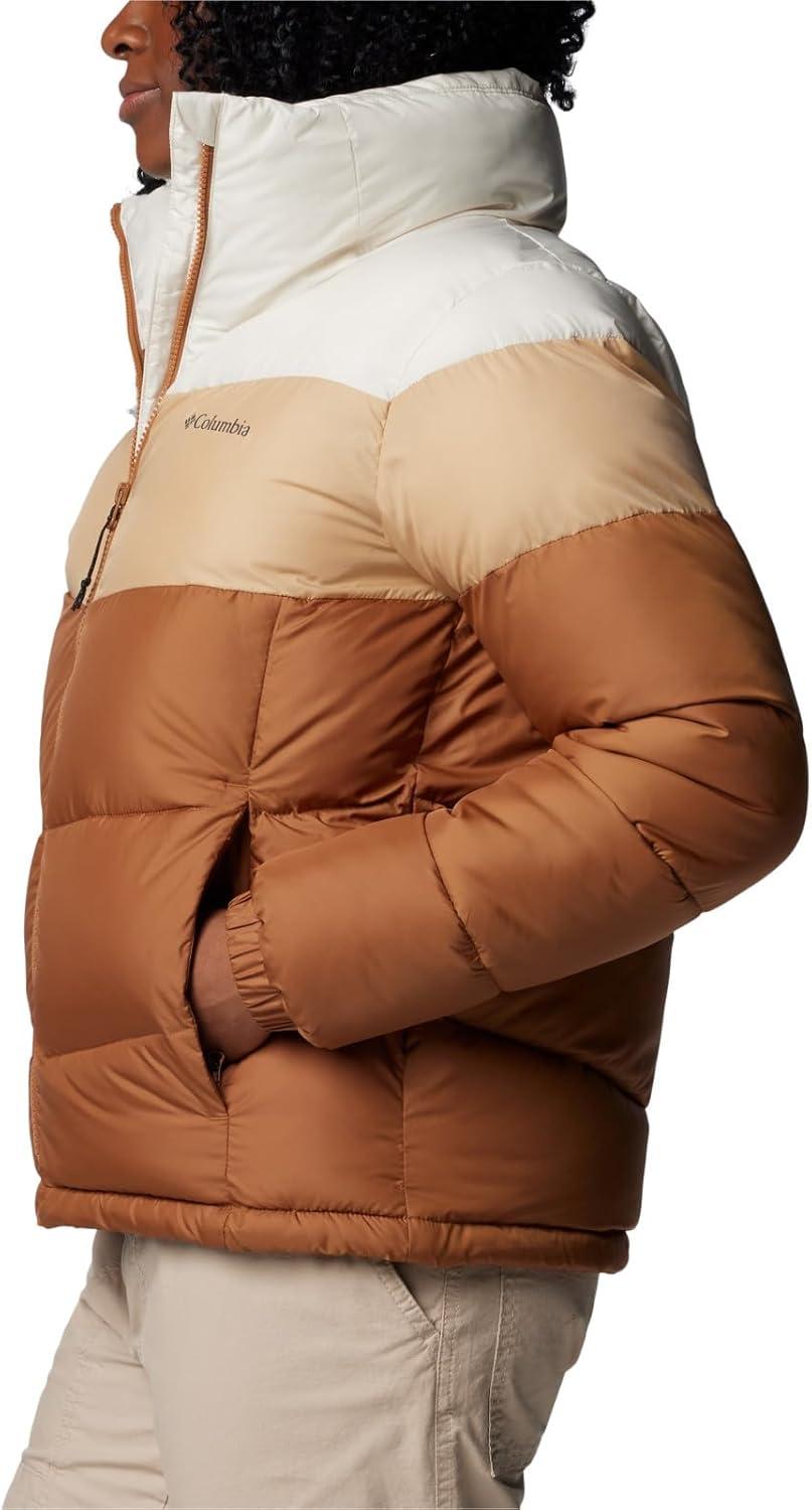 imageColumbia Womens Puffect II Colorblock JacketCamel BrownCanoeChalk