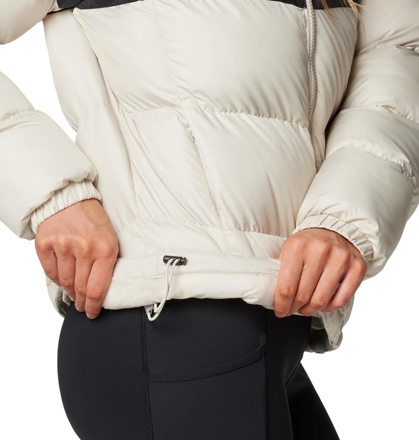 imageColumbia Womens Puffect II Colorblock JacketDark StoneBlackWhite
