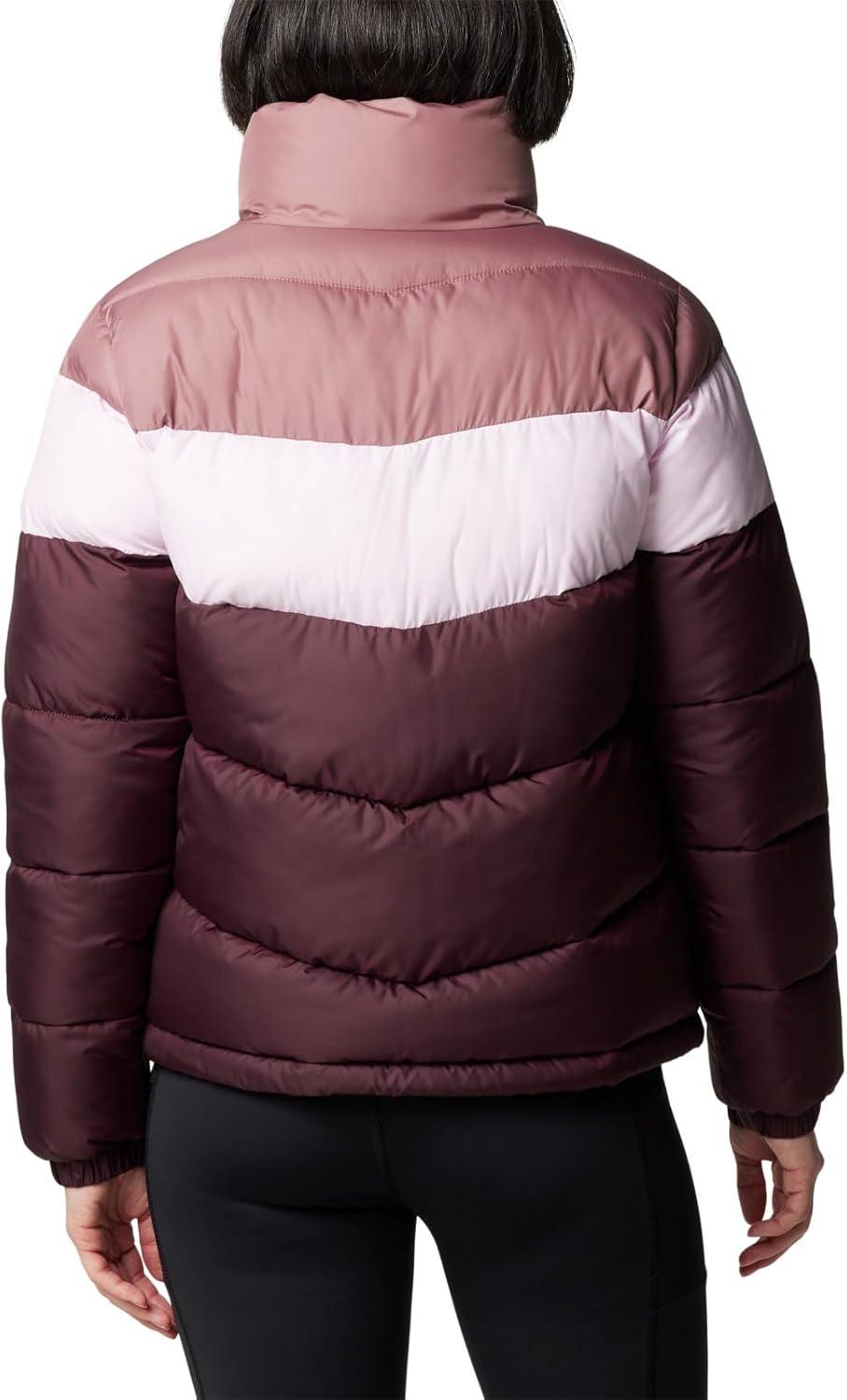 imageColumbia Womens Puffect II Colorblock JacketMoonvistaPink DawnFig