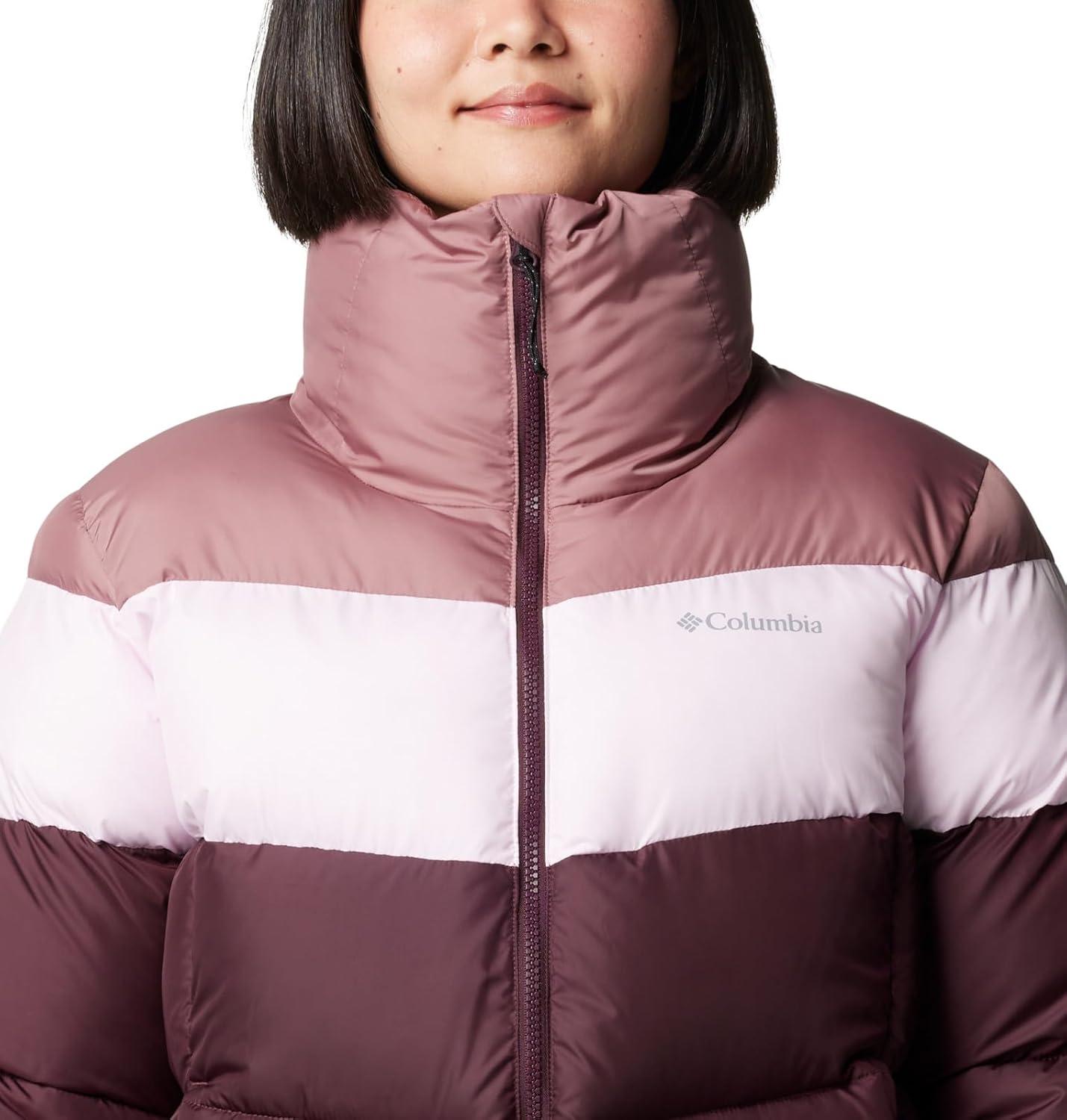 imageColumbia Womens Puffect II Colorblock JacketMoonvistaPink DawnFig