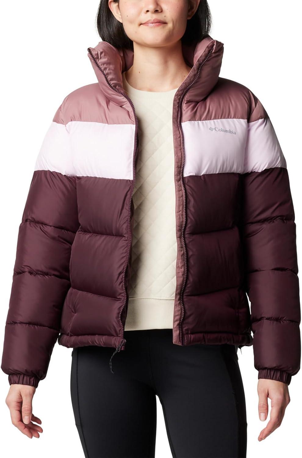 imageColumbia Womens Puffect II Colorblock JacketMoonvistaPink DawnFig
