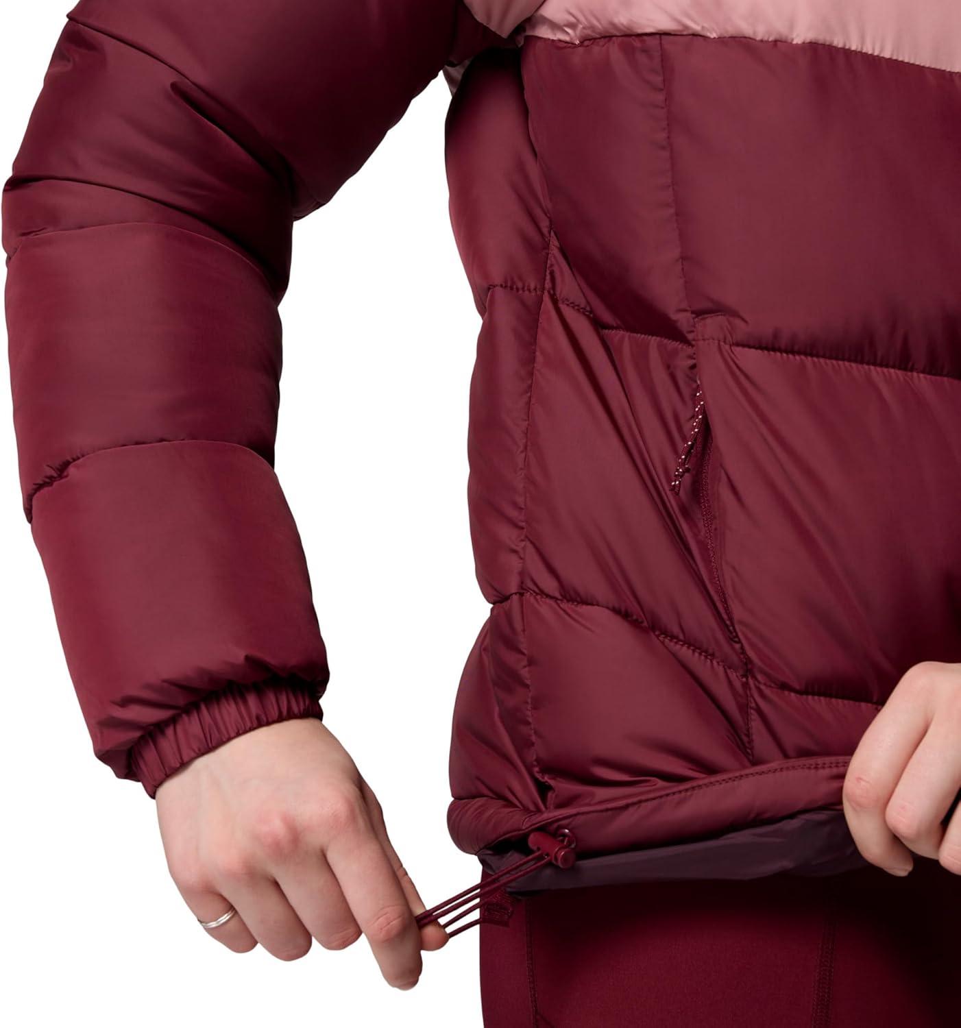 imageColumbia Womens Puffect II Colorblock JacketRich WineEraser PinkMoonvista