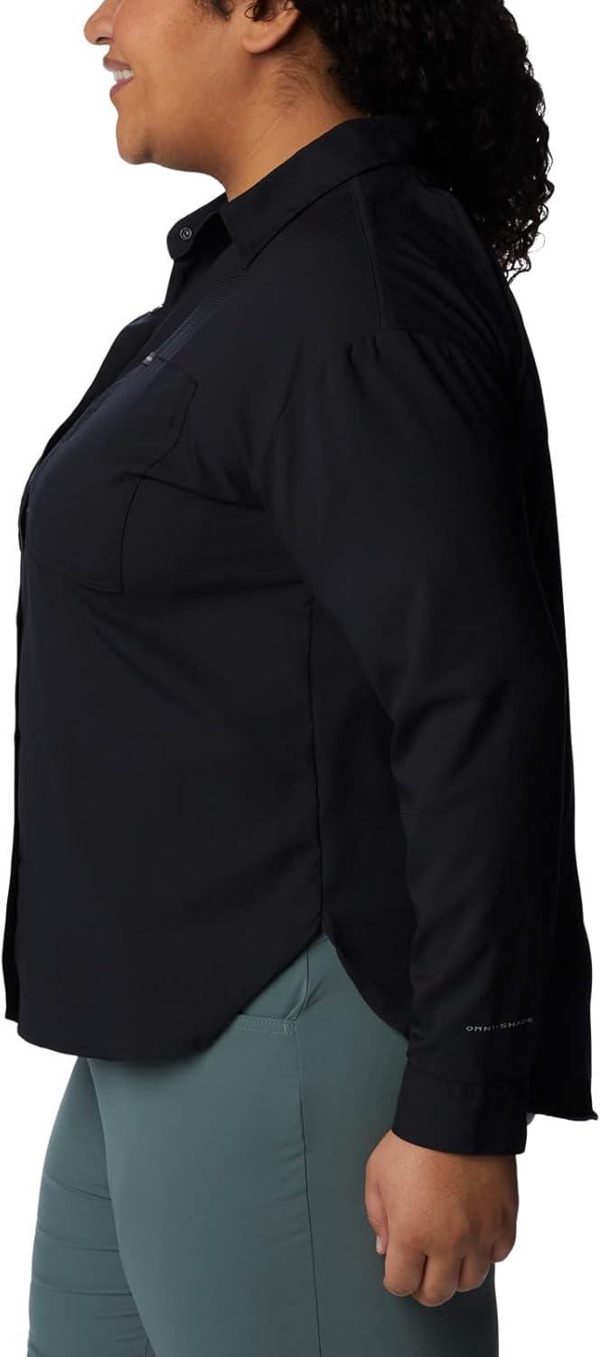imageColumbia Womens Silver Ridge Utility Long Sleeve Shirt Black XLarge