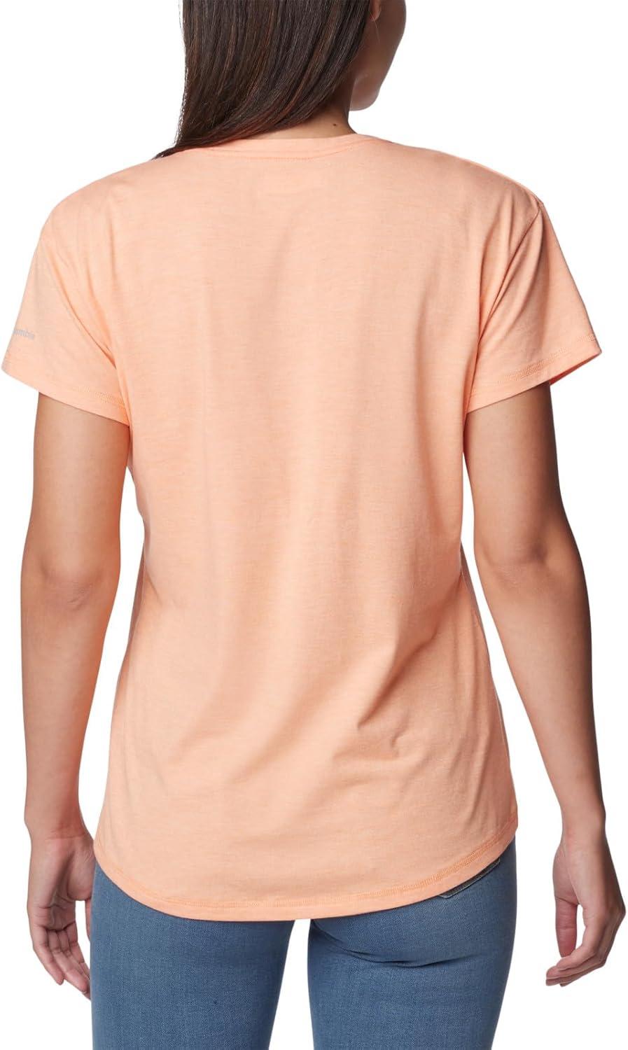 imageColumbia Womens Sun Trek Ss TeeApricot Fizz Heather