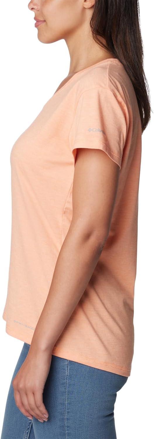 imageColumbia Womens Sun Trek Ss TeeApricot Fizz Heather