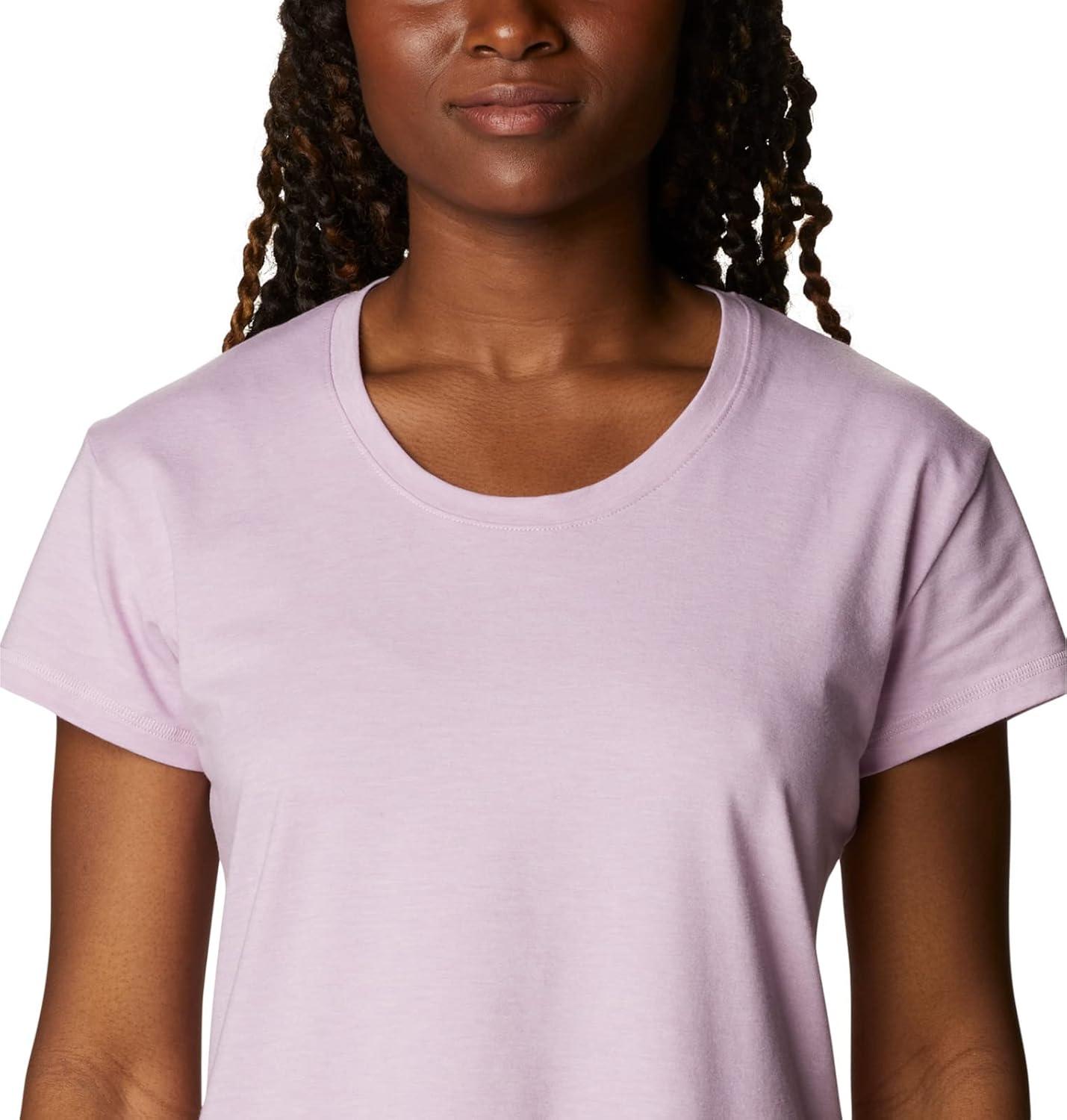 imageColumbia Womens Sun Trek Ss TeeAura Heather
