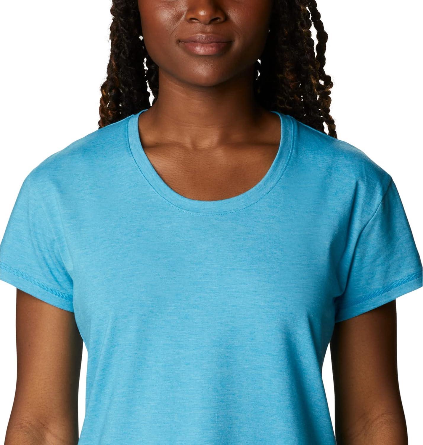 imageColumbia Womens Sun Trek Ss TeeBlue Chill Heather