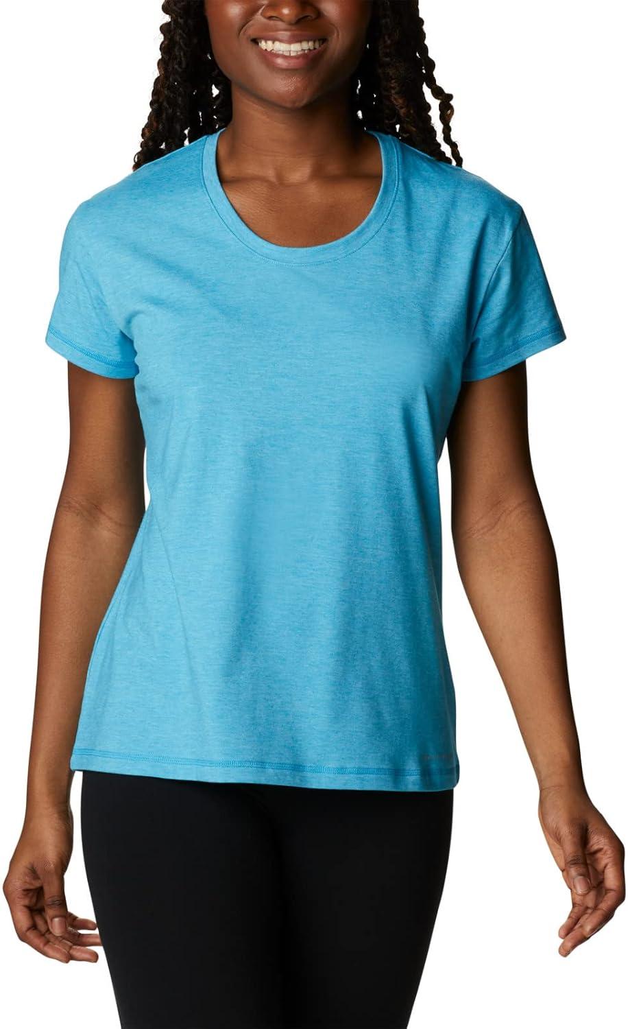 imageColumbia Womens Sun Trek Ss TeeBlue Chill Heather