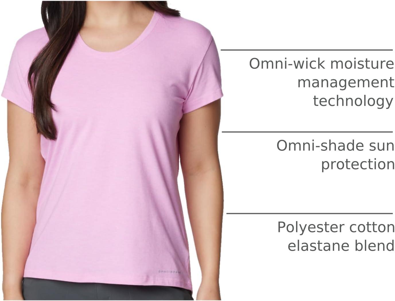 imageColumbia Womens Sun Trek Ss TeeCosmos Heather