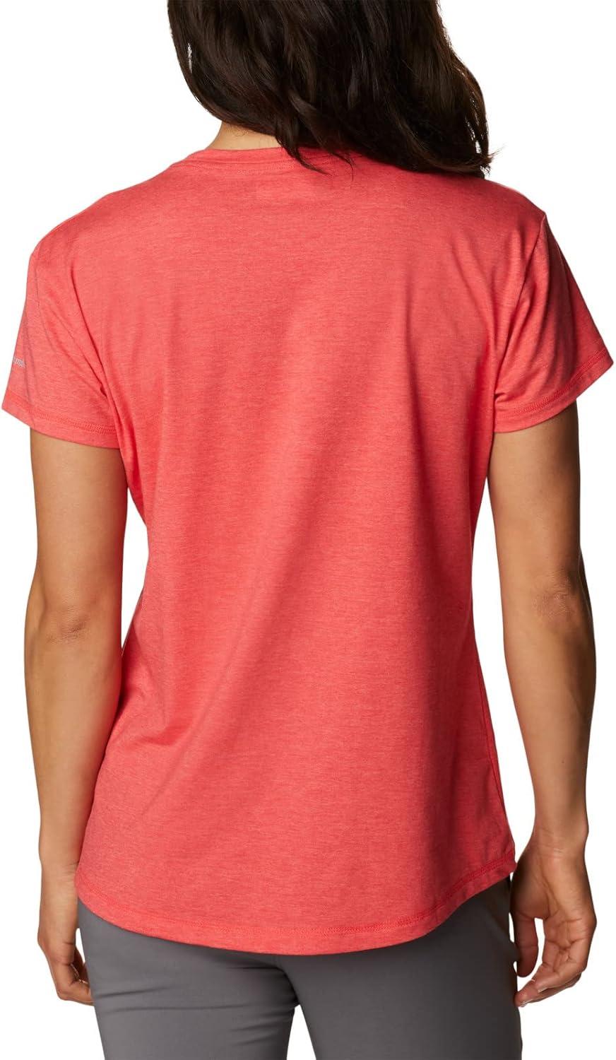 imageColumbia Womens Sun Trek Ss TeeRed Hibiscus Heather