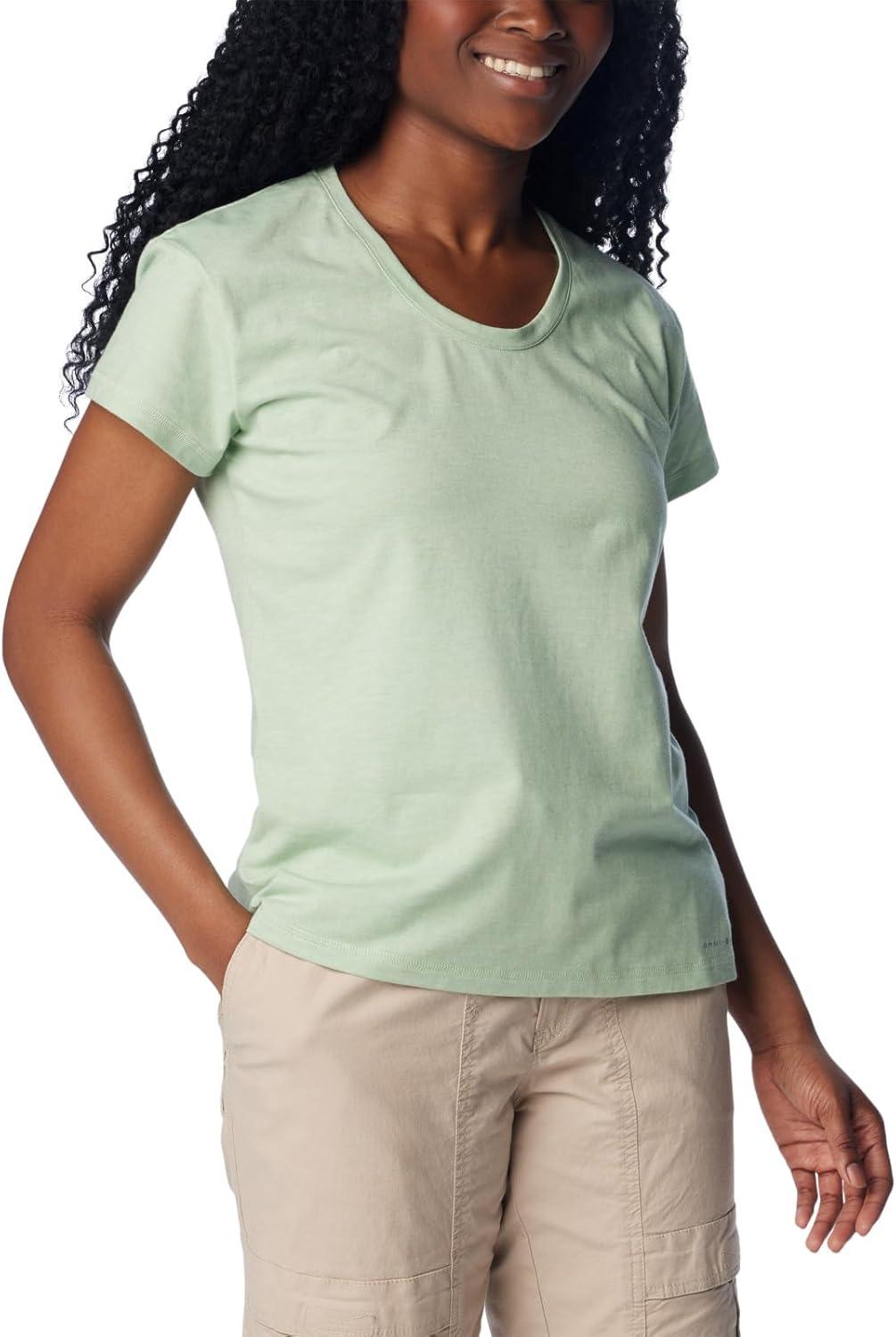 imageColumbia Womens Sun Trek Ss TeeSage Leaf Heather