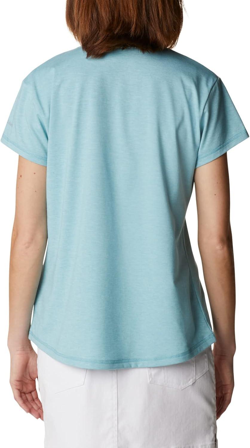 imageColumbia Womens Sun Trek Ss TeeSea Wave Heather