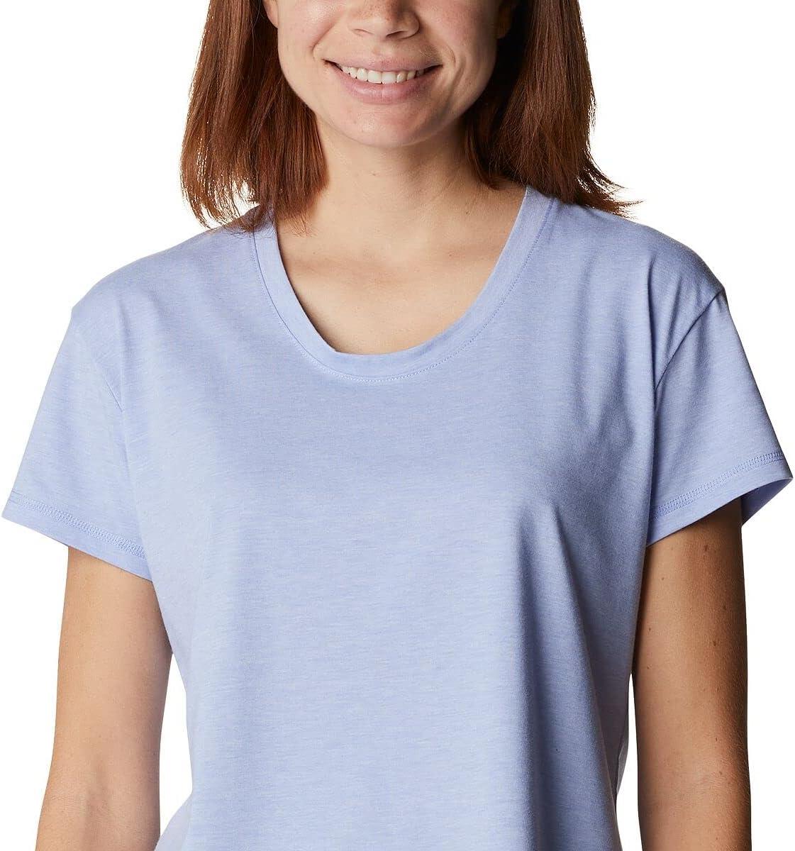imageColumbia Womens Sun Trek Ss TeeSerenity Heather