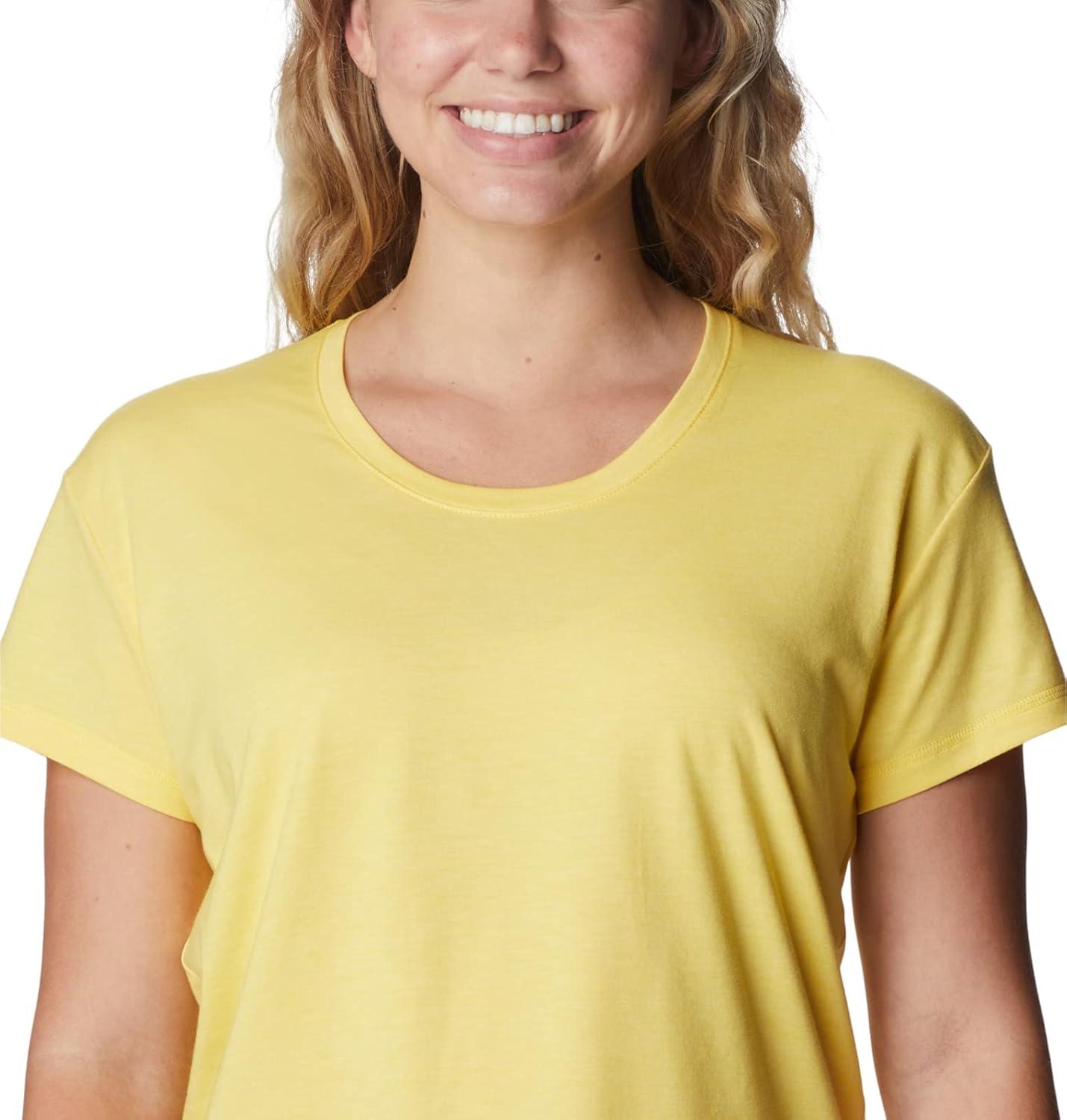 imageColumbia Womens Sun Trek Ss TeeSun Glow Heather