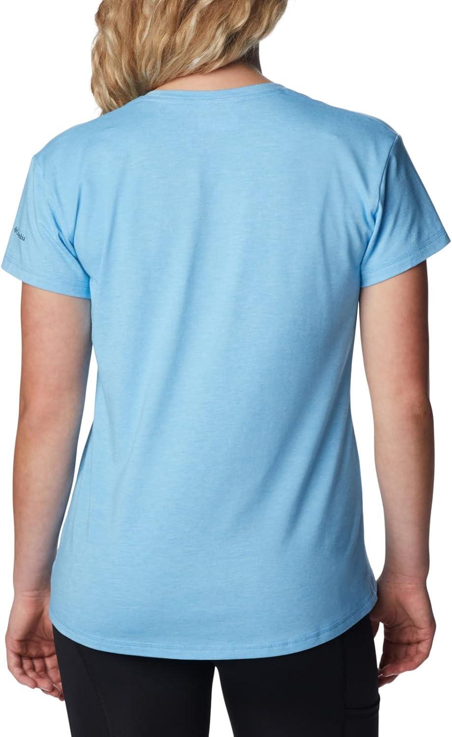 imageColumbia Womens Sun Trek Ss TeeVista Blue Heather