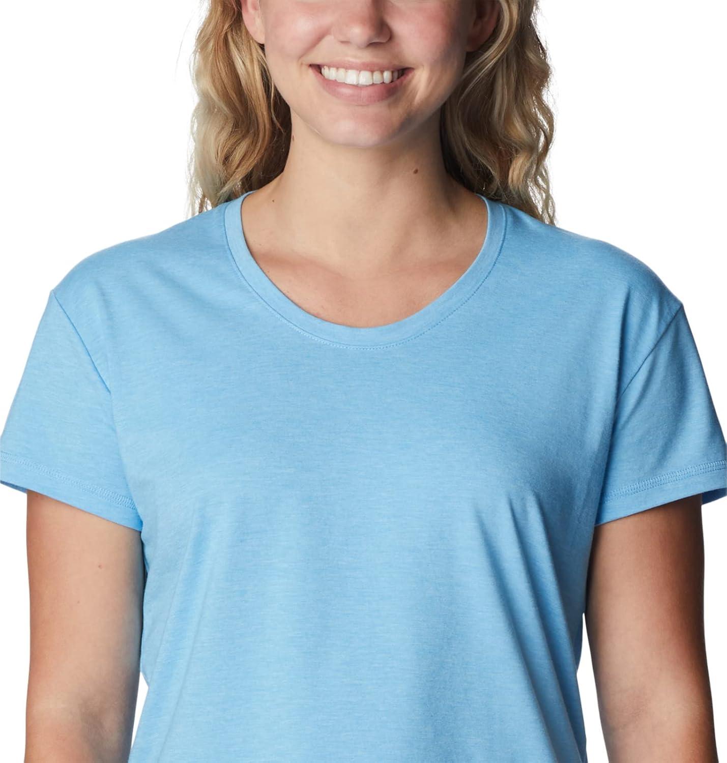 imageColumbia Womens Sun Trek Ss TeeVista Blue Heather