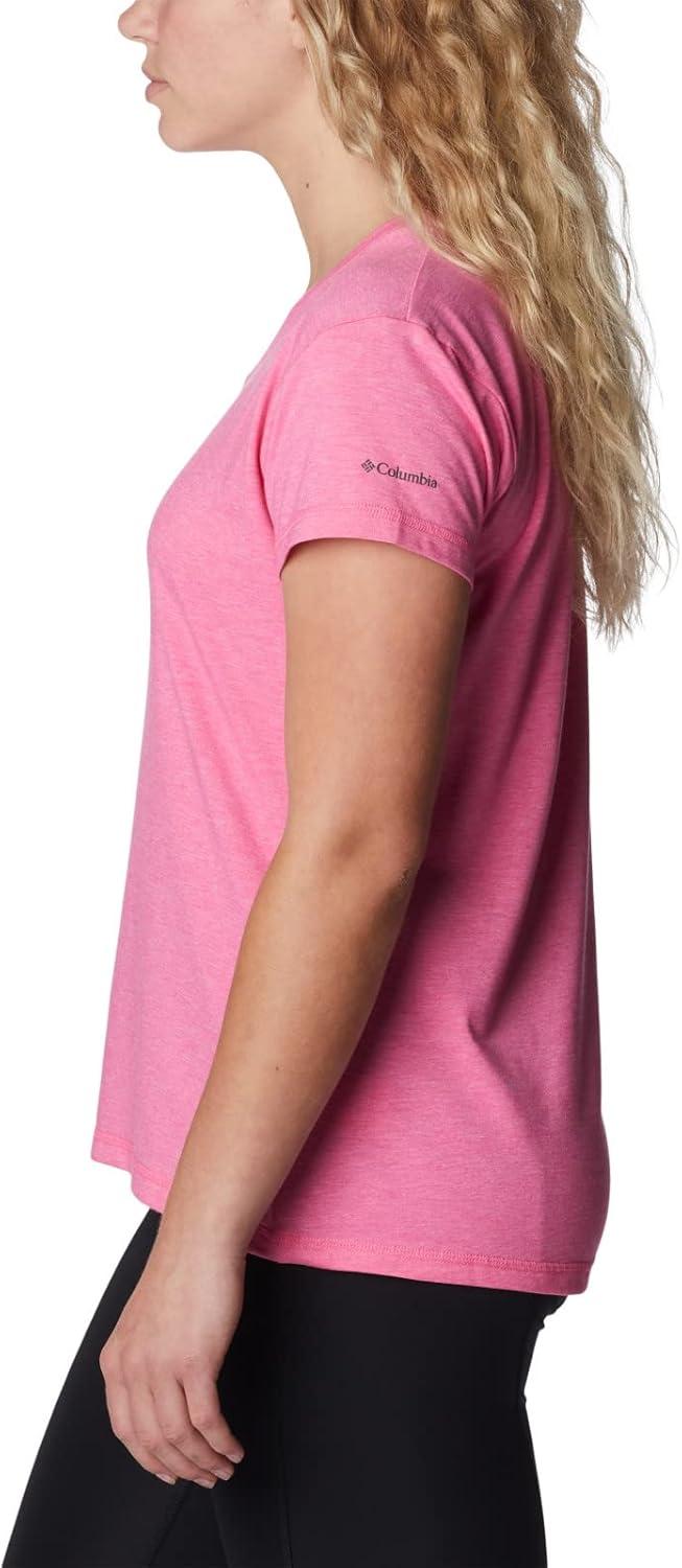 imageColumbia Womens Sun Trek Ss TeeWild Geranium Heather