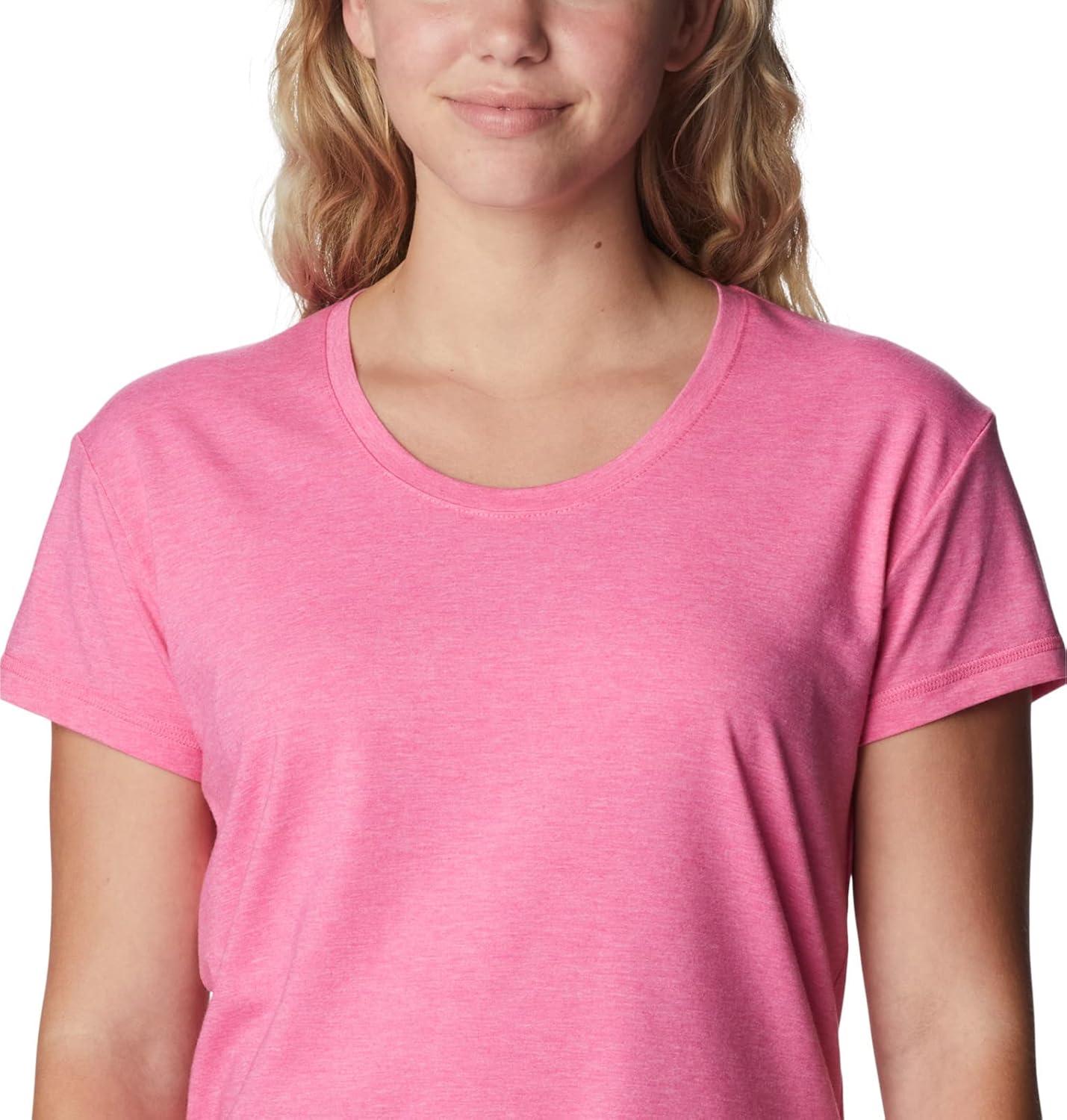 imageColumbia Womens Sun Trek Ss TeeWild Geranium Heather