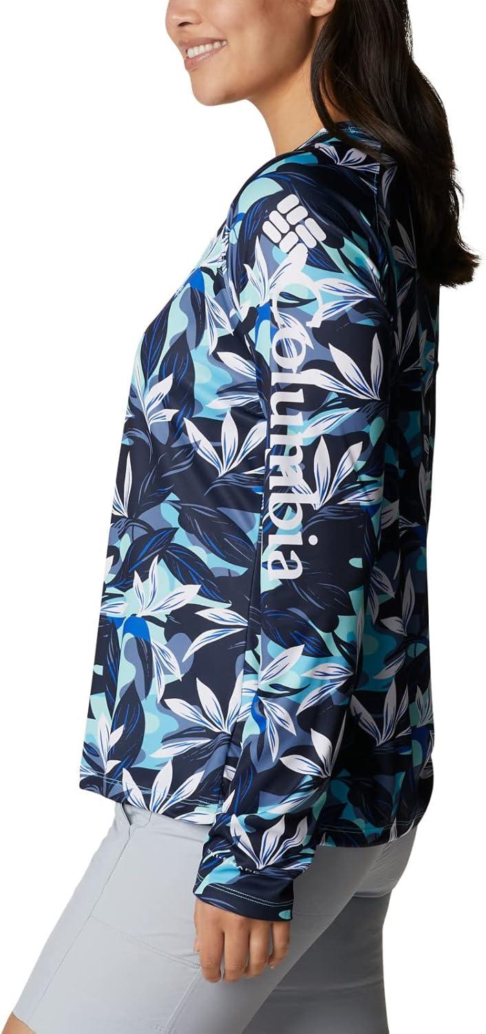 imageColumbia Womens Super Tidal Tee Long SleeveAtoll Hidden Paradise