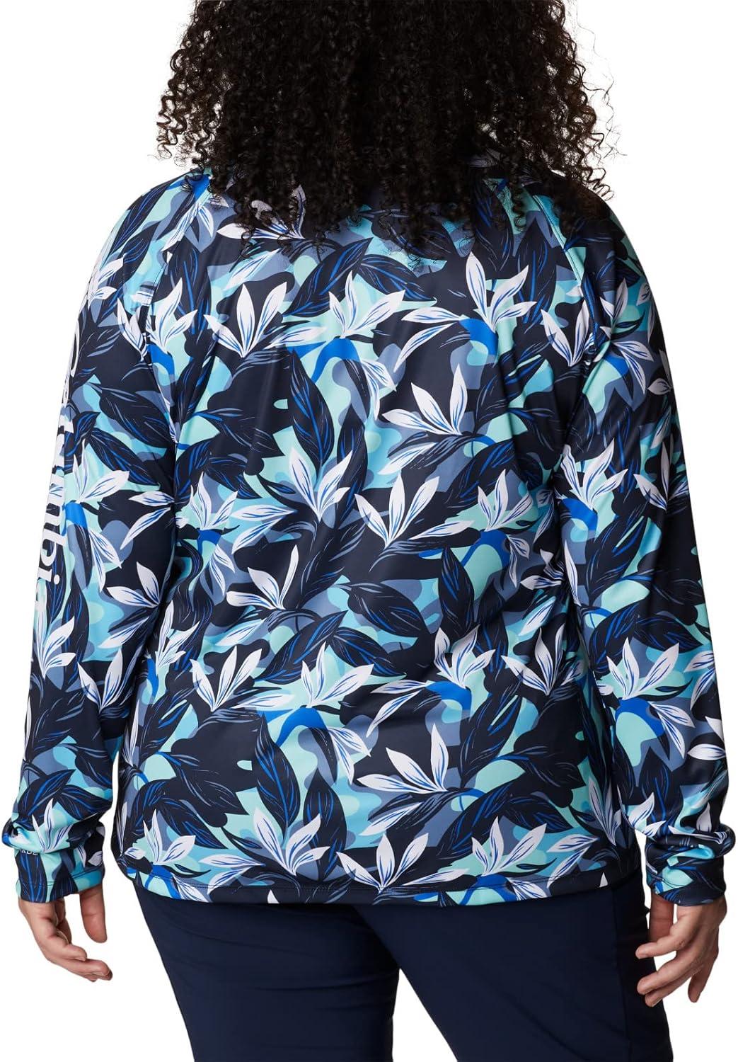imageColumbia Womens Super Tidal Tee Long SleeveAtoll Hidden Paradise