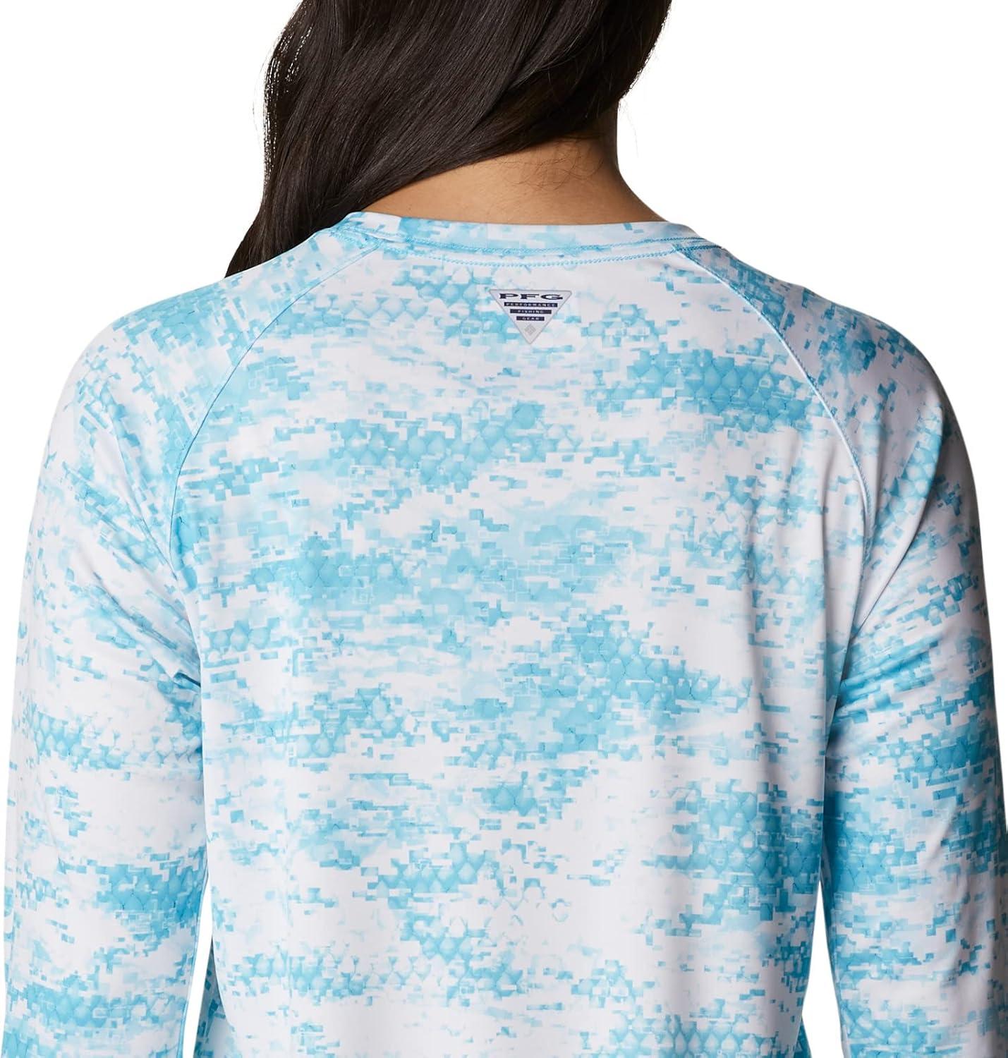 imageColumbia Womens Super Tidal Tee Long SleeveAtoll Pfg Camo Print