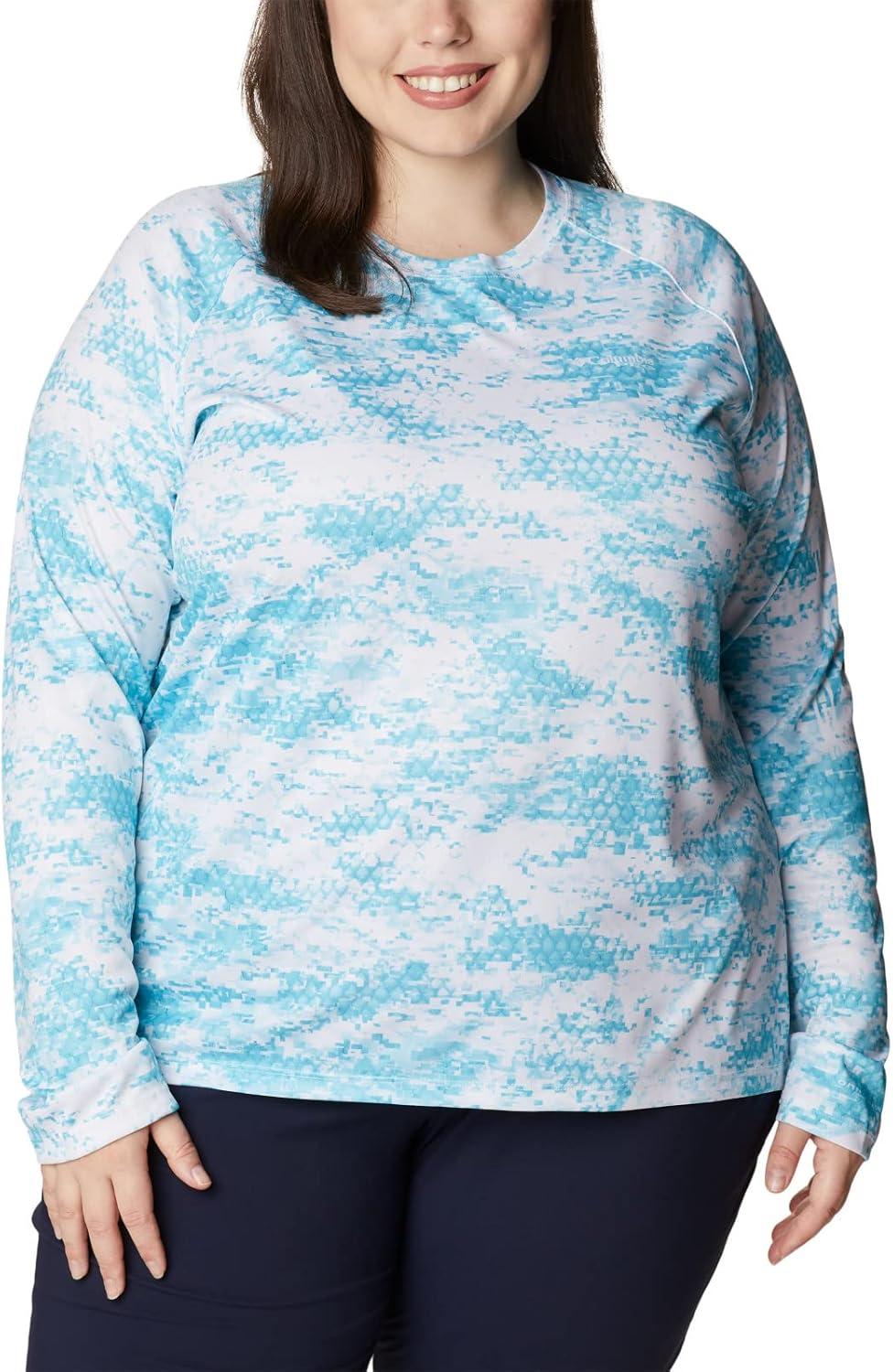 imageColumbia Womens Super Tidal Tee Long SleeveAtoll Pfg Camo Print