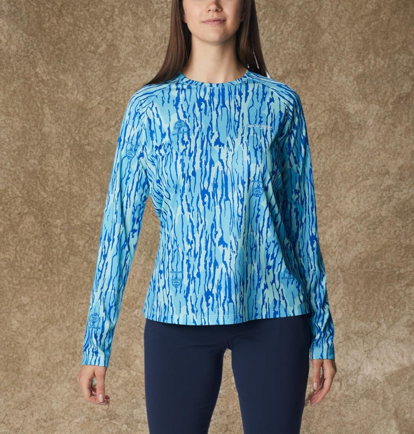 imageColumbia Womens Super Tidal Tee Long SleeveGulf Stream Mossy Oak Bottomland
