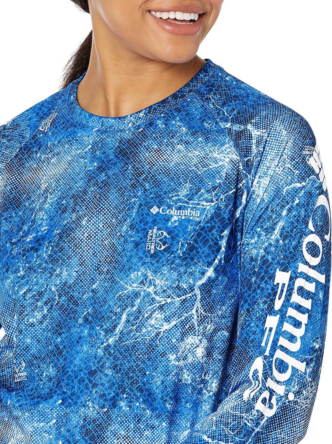 imageColumbia Womens Super Tidal Tee Long SleeveHarbor Blue Realtree Mako