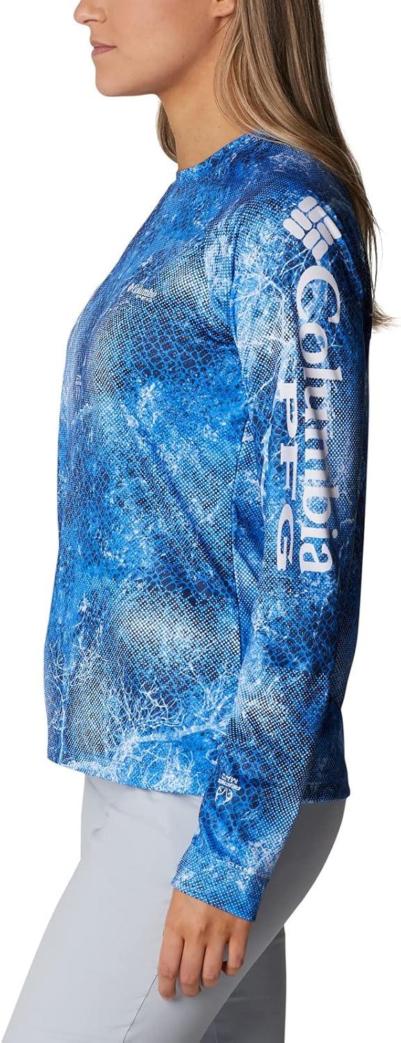 imageColumbia Womens Super Tidal Tee Long SleeveHarbor Blue Realtree Mako
