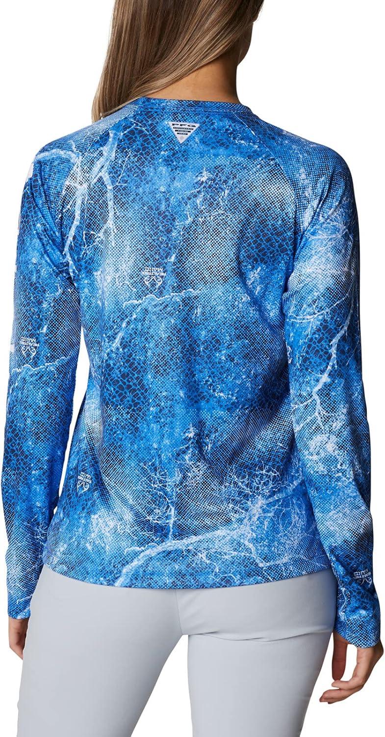 imageColumbia Womens Super Tidal Tee Long SleeveHarbor Blue Realtree Mako