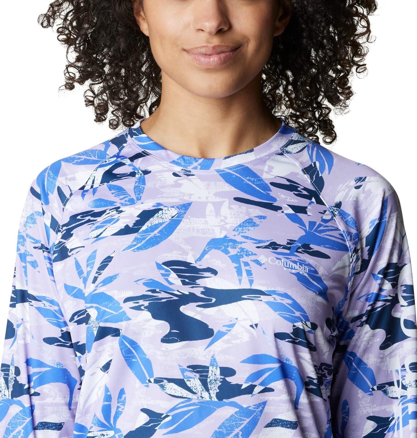 imageColumbia Womens Super Tidal Tee Long SleeveSoft Violet Shorebreak