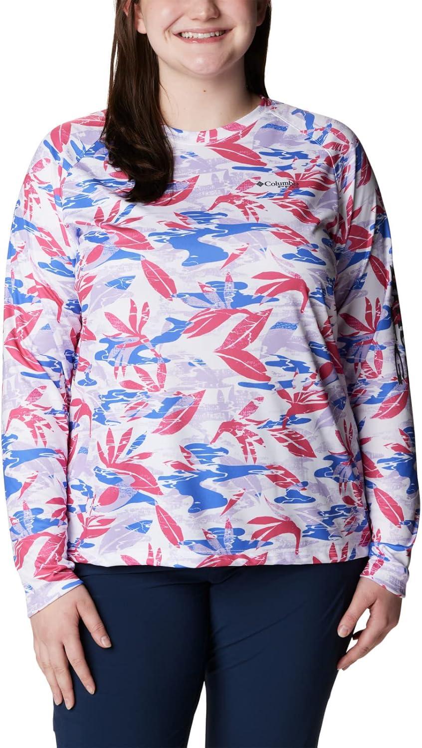 imageColumbia Womens Super Tidal Tee Long SleeveUltra Pink Shorebreak