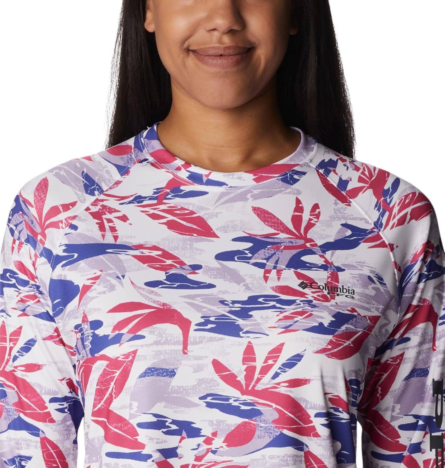 imageColumbia Womens Super Tidal Tee Long SleeveUltra Pink Shorebreak