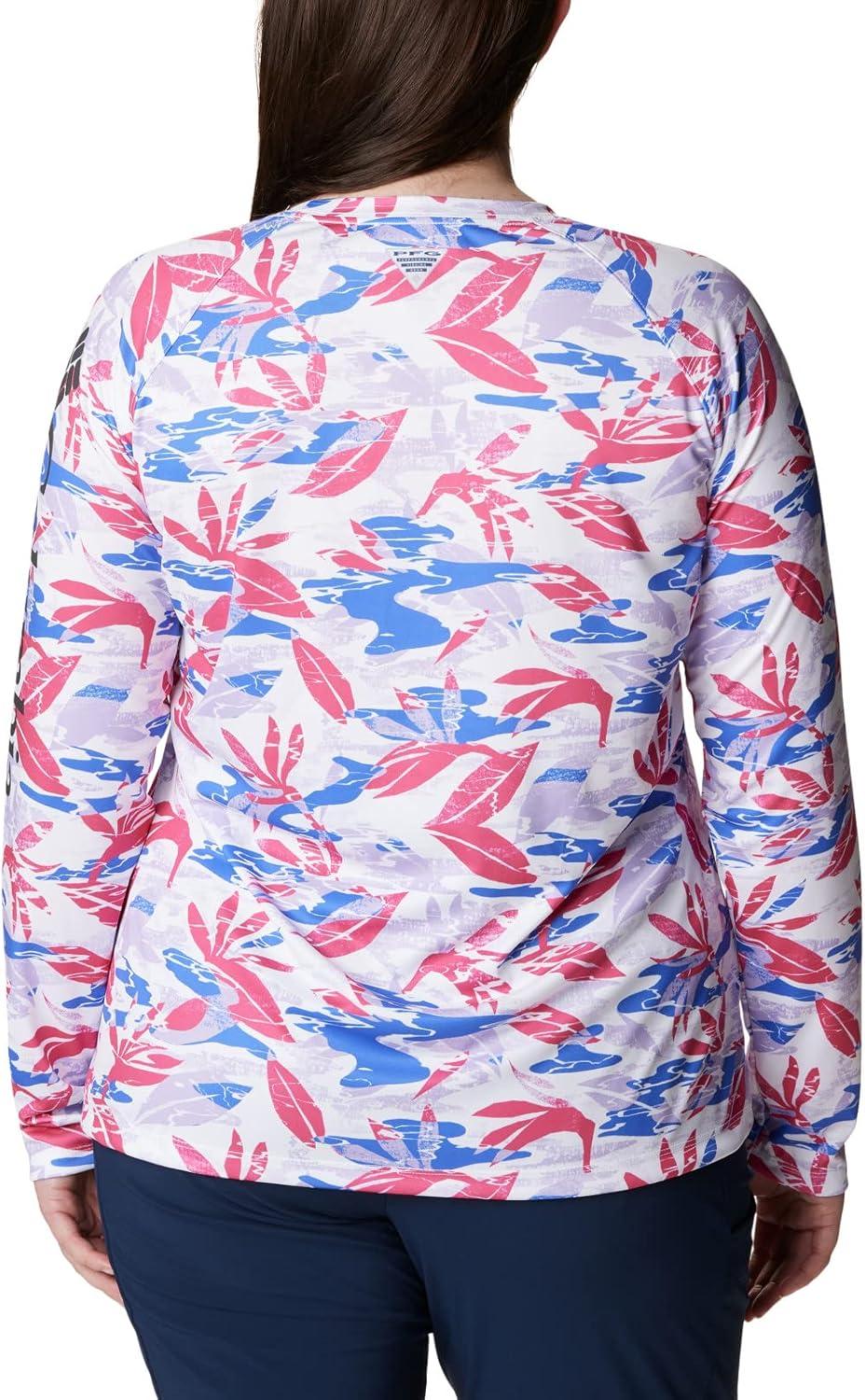 imageColumbia Womens Super Tidal Tee Long SleeveUltra Pink Shorebreak