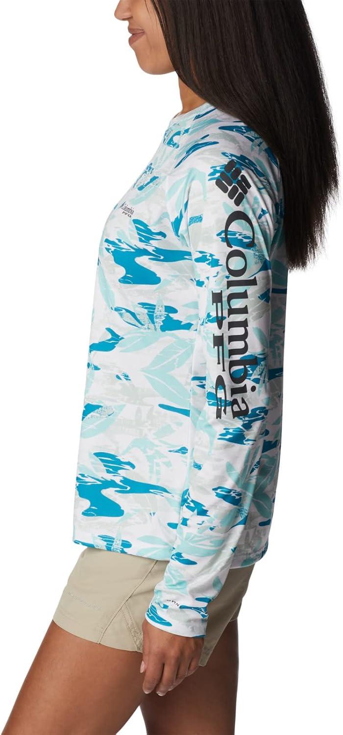imageColumbia Womens Super Tidal Tee Long SleeveWhite Shorebreak