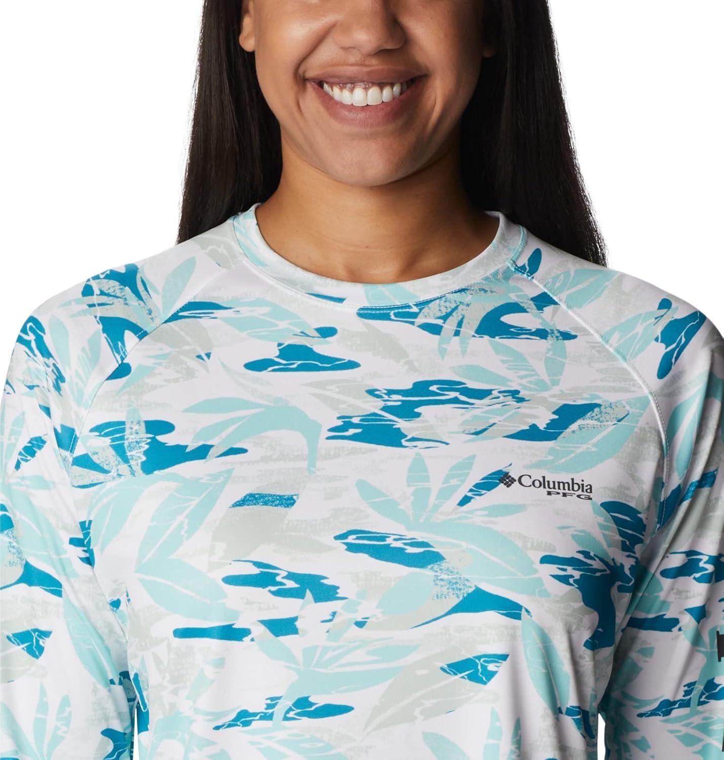 imageColumbia Womens Super Tidal Tee Long SleeveWhite Shorebreak